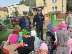 W naszym przedszkolu gościliśmy Policjantów z Komendy Powiatowej Policji w Kraśniku