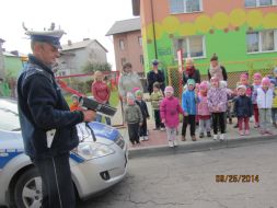 W naszym przedszkolu gościliśmy Policjantów z Komendy Powiatowej Policji w Kraśniku