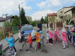 Wizyta funkcjonariuszy Policji KPP w przedszkolu 