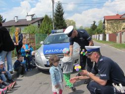 Wizyta funkcjonariuszy Policji KPP w przedszkolu 