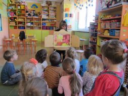 Zajęcia z panią bibliotekarką