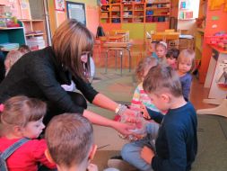 Zajęcia z panią bibliotekarką