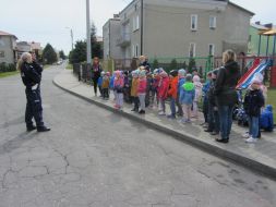 Spotkanie z funkcjonariuszami KPP w Kraśniku 