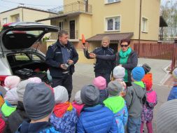 Spotkanie z funkcjonariuszami KPP w Kraśniku 