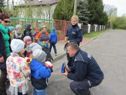 Spotkanie z funkcjonariuszami KPP w Kraśniku 