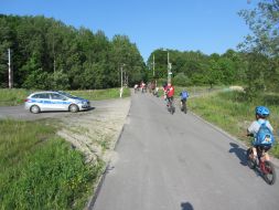 A koła rowerów kręcą się... 