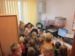WIZYTA STARSZAKÓW W KOMENDZIE POWIATOWEJ POLICJI W KRAŚNIKU