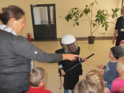 WIZYTA STARSZAKÓW W KOMENDZIE POWIATOWEJ POLICJI W KRAŚNIKU