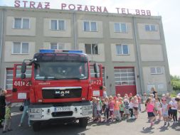 WYCIECZKA DO STRAŻY POŻARNEJ