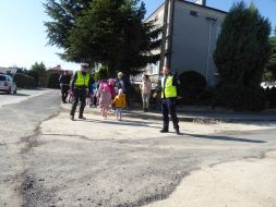 Odwiedziny policjantów