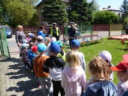 Wizyta funkcjonariuszy Policji KPP w Kraśniku