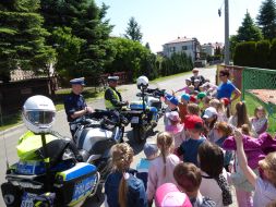 Wizyta funkcjonariuszy Policji KPP w Kraśniku