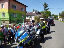 Wizyta funkcjonariuszy Policji KPP w Kraśniku