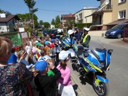 Wizyta funkcjonariuszy Policji KPP w Kraśniku