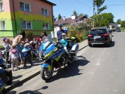 Wizyta funkcjonariuszy Policji KPP w Kraśniku