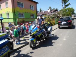 Wizyta funkcjonariuszy Policji KPP w Kraśniku