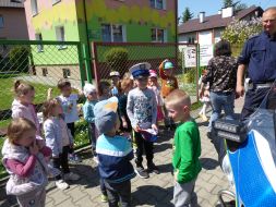Wizyta funkcjonariuszy Policji KPP w Kraśniku