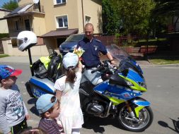 Wizyta funkcjonariuszy Policji KPP w Kraśniku