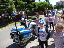 Wizyta funkcjonariuszy Policji KPP w Kraśniku