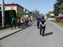 WIZYTA POLICJANTÓW W PRZEDSZKOLU 